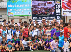 Rize'de Yaz Sporları Şenliği Başladı