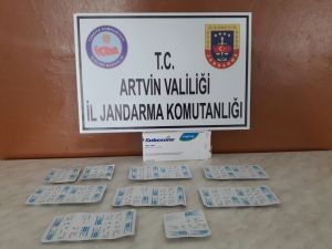 Artvin’de Uyuşturucu Hap Ele Geçirildi