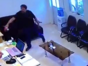 Asitli Saldırı Güvenlik Kamerasında