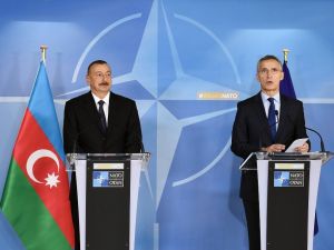 Aliyev, Stoltenberg İle Görüştü