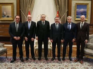 Cumhurbaşkanı Erdoğan, Infantino’yu Kabul Etti