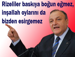 Rizeli Baskıya Boyun Eğmez !