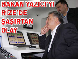 Bakan Yazıcı'yı Şaşırtan Olay!