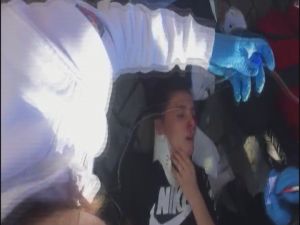 Trabzon’da İdmandan Çıkan Kız Öğrencilere Motosiklet Çarptı: 9 Yaralı