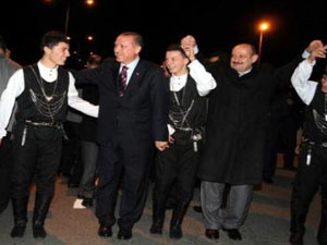 Erdoğan Rize'de...