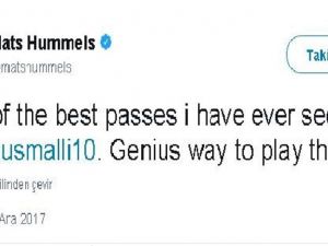 Hummels’ten Milli Futbolcuya Övgü