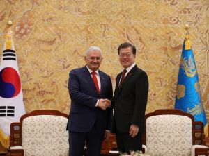 Yıldırım, Güney Kore Cumhurbaşkanı Jae-ın İle Görüştü