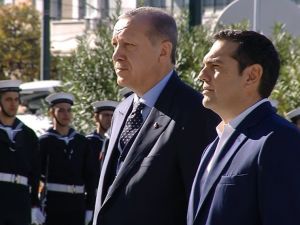 Erdoğan ’Meçhul Asker Anıtı’na Çelenk Bıraktı