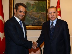 Yunanistan Ana Muhalefet Partisi Lideriyle Görüştü