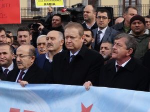 Trabzon’da Cuma Namazı Sonrasında “Kudüs” Protestosu