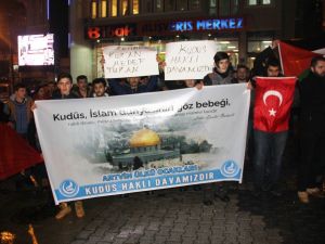 Artvin’de Ülkü Ocakları’ndan Kudüs Tepkisi