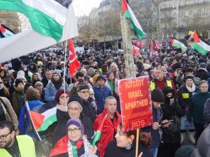 Paris’te Kudüs Protestosu
