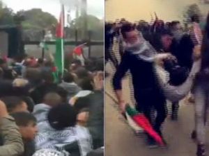 Abd Büyükelçiliği Önünde Kudüs Protestosu