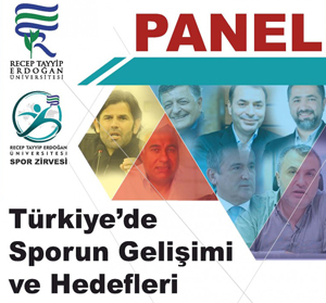 Rize’de Spor Zirvesi Paneli Düzenlenecek