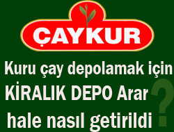Çaykur'da Stok 110 Bin Ton!