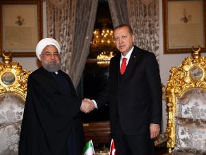 Cumhurbaşkanı Erdoğan, Ruhani İle Bir Araya Geldi
