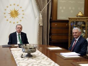 Erdoğan, Başbakan Yıldırım’ı Kabul Etti