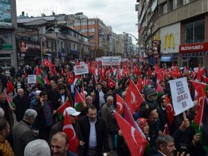 Trabzon’da İsrail Ve Abd’ye Tepki