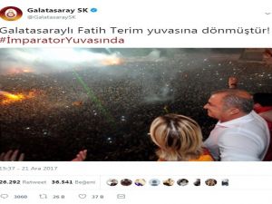 Galatasaray’dan Fatih Terim Paylaşımı