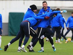 Trabzonspor Karabükspor Maçı Hazırlıklarını Sürdürdü