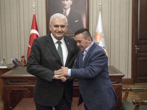 Filistinli Muhammed Başbakan Yıldırım’ın Konuğu Oldu
