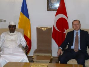 Cumhurbaşkanı Erdoğan, Çadlı Mevkidaşı İle Bir Araya Geldi