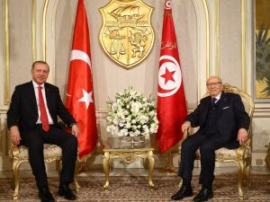 Erdoğan Tunuslu Mevkidaşı İle Görüştü