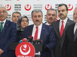 Mustafa Destici Ak Parti Genel Merkezinde