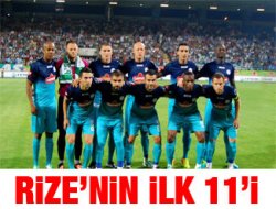 İşte Rize'nin Trabzonspor 11'i