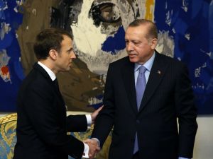 Cumhurbaşkanı Erdoğan, Fransız Mevkidaşı İle Bir Araya Geldi