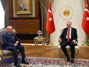 Erdoğan, Bahçeli’yi Kabul Etti