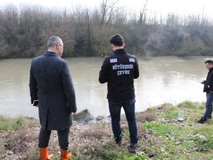 Sakarya Nehri’ne Akan Kimyasal Atık Nehri Siyaha Bürüdü