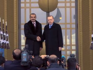 Erdoğan, Katar Emiri İle Bir Araya Geldi