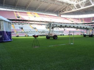 Galatasaray Hibrit Çime Geçti