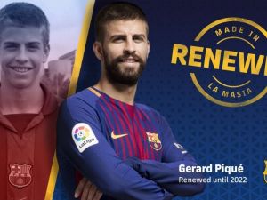 Barcelona Pique’nin Sözleşmesini Uzattı