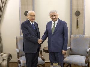 Yıldırım-bahçeli Görüşmesi Başladı