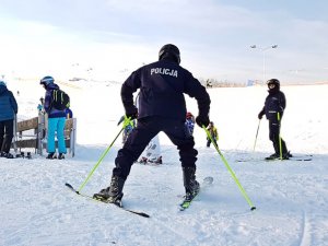 Polonya’da Kayaklı Polisler Görevde