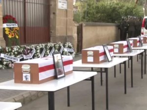 Kktc’de 8 Kayıp Şehit 54 Yıl Sonra Defnedildi