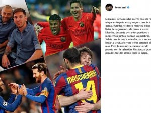 Messi’den Arda Turan’a Veda