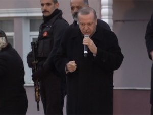 Erdoğan, Yuvacık’ta Vatandaşlara Seslendi