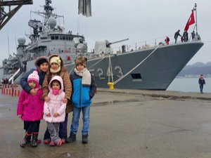 Rize Halkı Bahriye Gemisini Bağrına Bastı