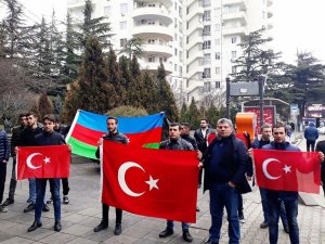 Gürcistan’da Zeytin Dalı Harekatı’na Destek Mitingi