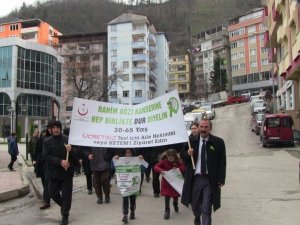 Artvin’de Kansere Karşı Yürüyüş Düzenlendi
