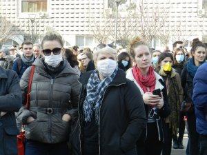 Kosova’da Hava Kirliliği Protesto Edildi
