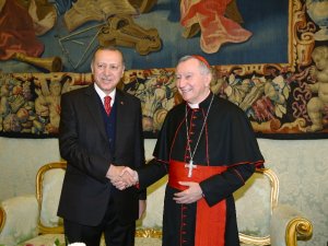 Cumhurbaşkanı Erdoğan, Kardinal Parolin’i Kabul Etti