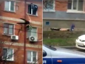 Polisten Kaçarken 5. Kattan Düştü