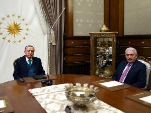 Cumhurbaşkanı Erdoğan, Başbakan Yıldırım’ı Kabul Etti