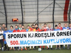 Bulancak’ta ’Spor Kardeşliği’ 500. Maçını Yaptı