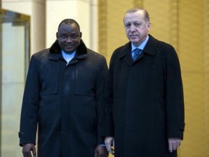 Cumhurbaşkanı Erdoğan Gambiyalı Mevkidaşını Resmi Törenle Karşıladı