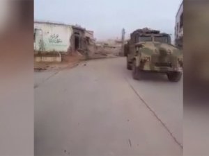 6. Gözlem Merkezi İçin Askeri Konvoy Konuşlandı